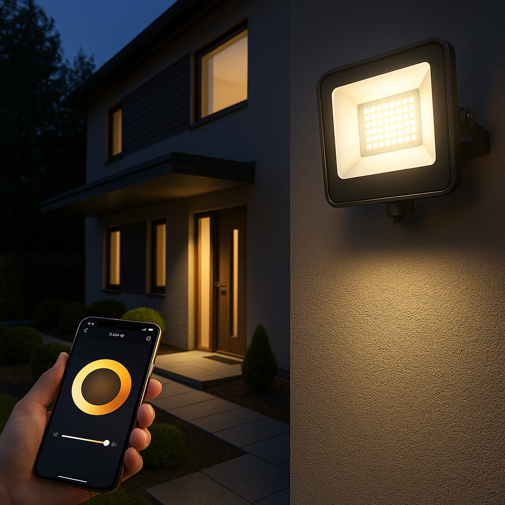 éclairage extérieur intelligent